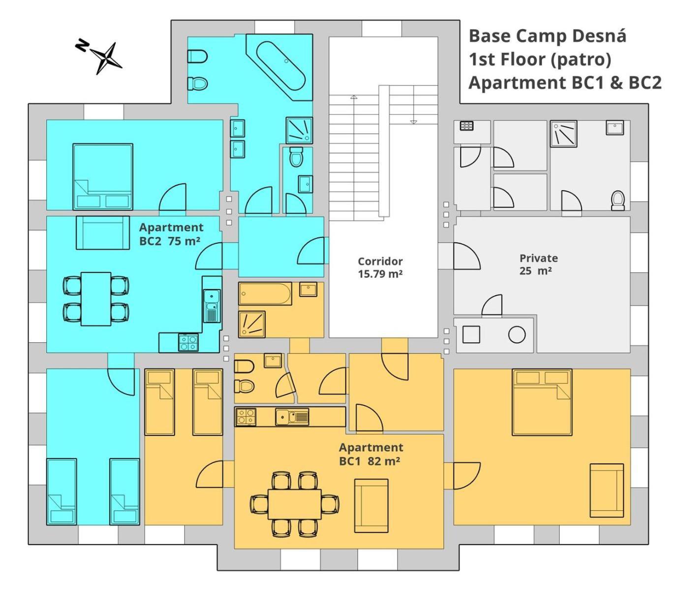 Апартаменты Base Camp Desna Номер фото