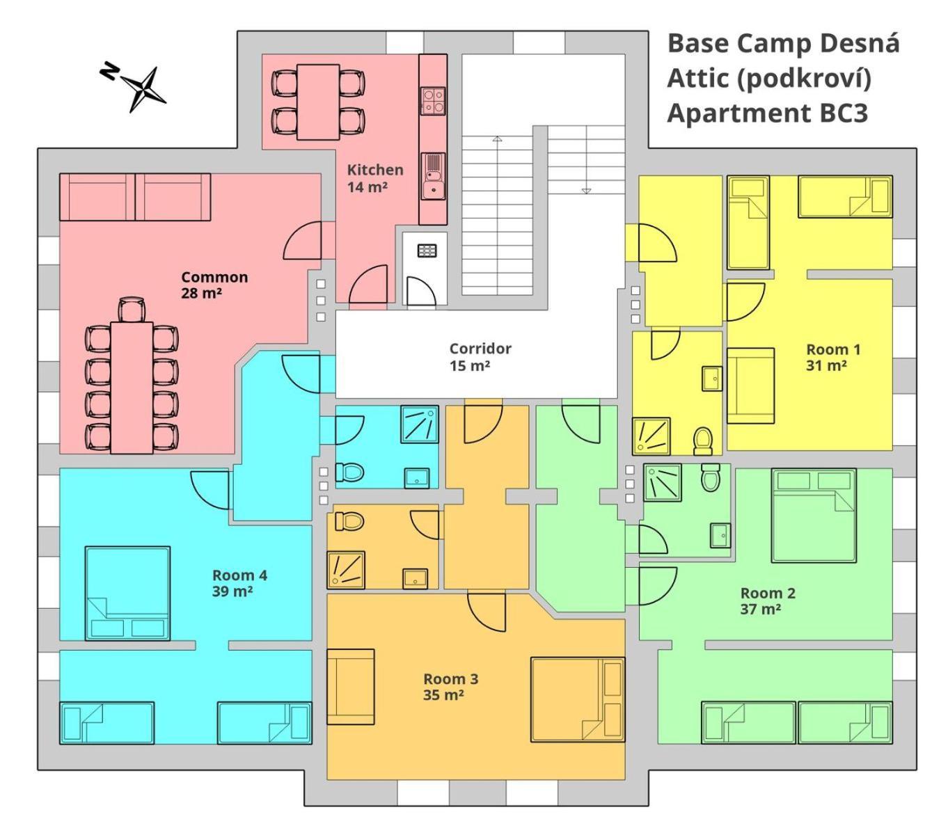 Апартаменты Base Camp Desna Номер фото